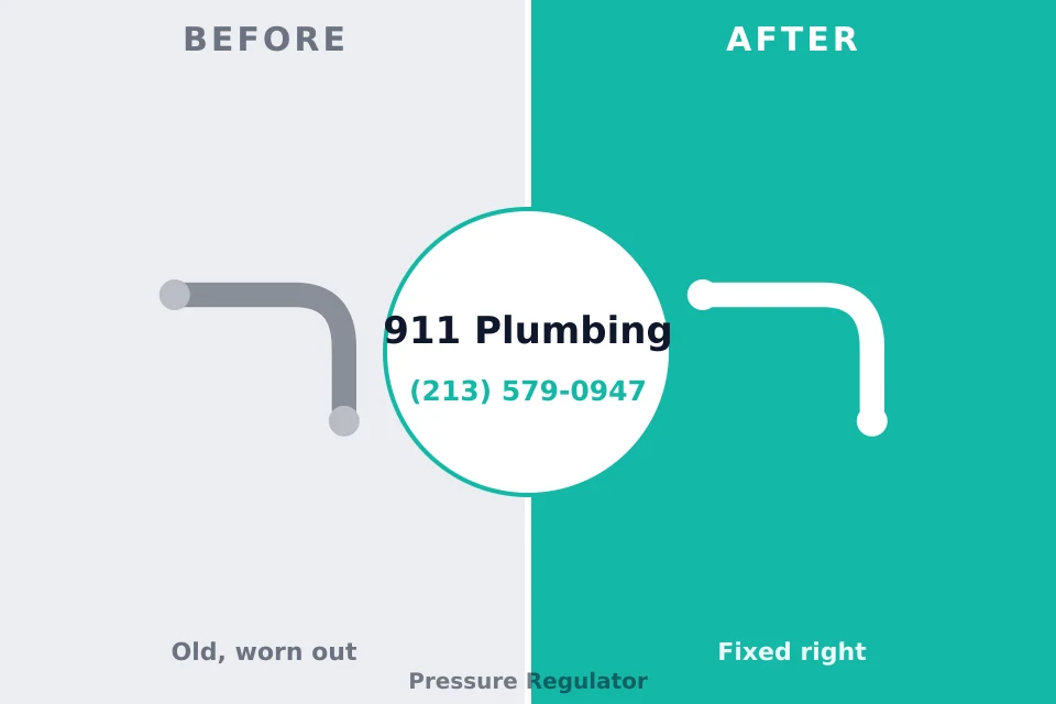 Before and after: plumbing repair Fairmont, MN